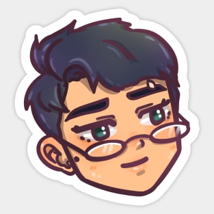 Vespiary Zach Toledo Cute Chibi Smiling Sticker